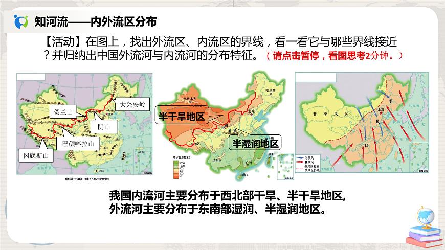2.3《中國(guó)的河流》(第一課時(shí))課件第7頁(yè)