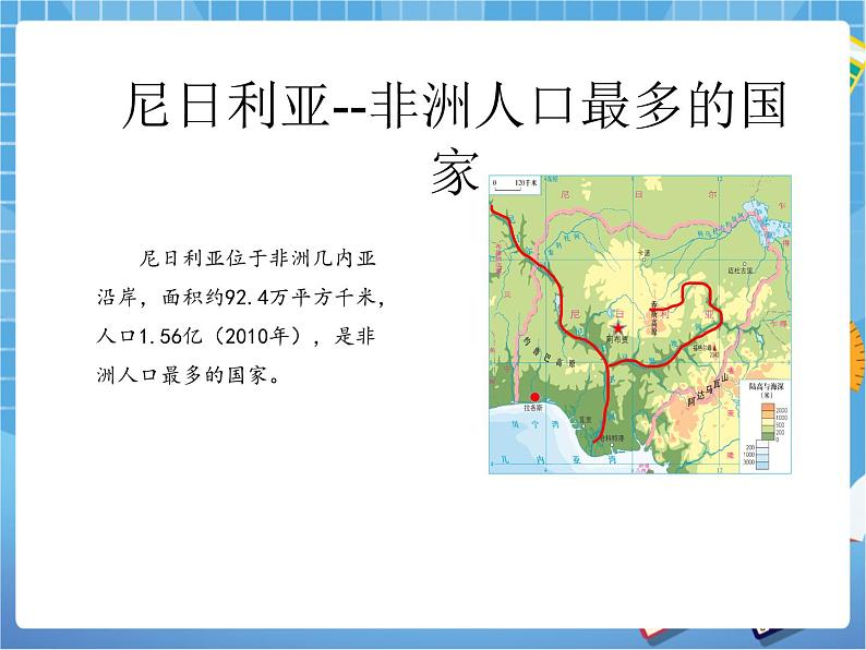晋教版地理七年级下册:10.5尼日利亚──非洲人口最多的国家 课件PPT第3页