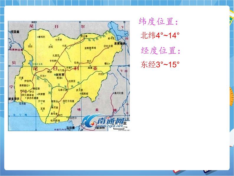 晋教版地理七年级下册:10.5尼日利亚──非洲人口最多的国家 课件PPT第5页