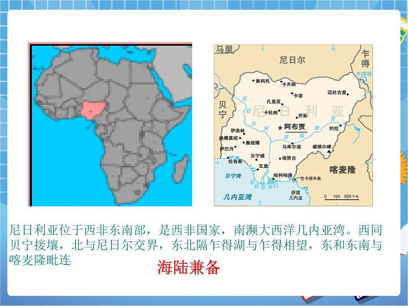 晋教版地理七年级下册:10.5尼日利亚──非洲人口最多的国家 课件PPT第6页
