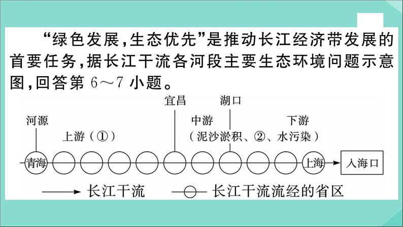 2021-2022学年初中地理人教版八年级上册 第2章 第3节河流第2课时长江的开发与治理 作业课件08