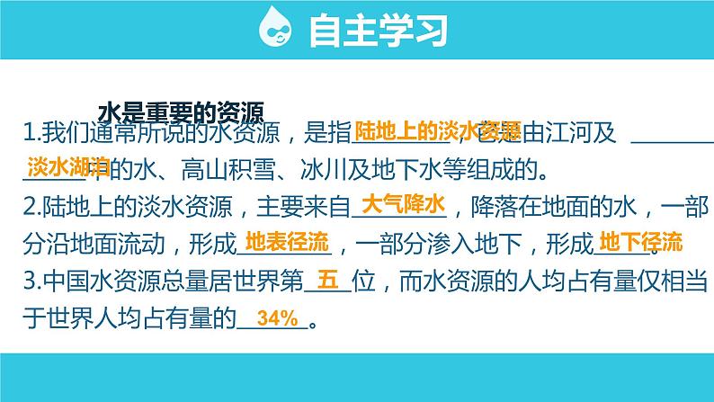 中图版七下地理4.1水资源及其开发利用课件第5页