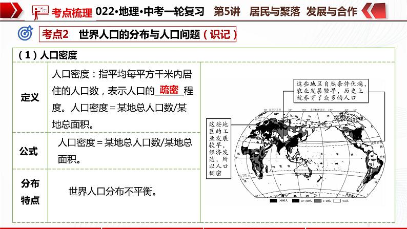 2022·广东地理·中考一轮复习 第5讲居民与聚落 发展与合作第8页