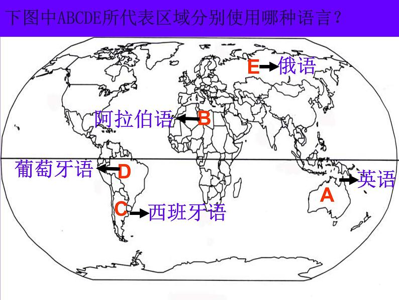 人教版七上第四章第二节世界的语言和宗教(共18张PPT)07