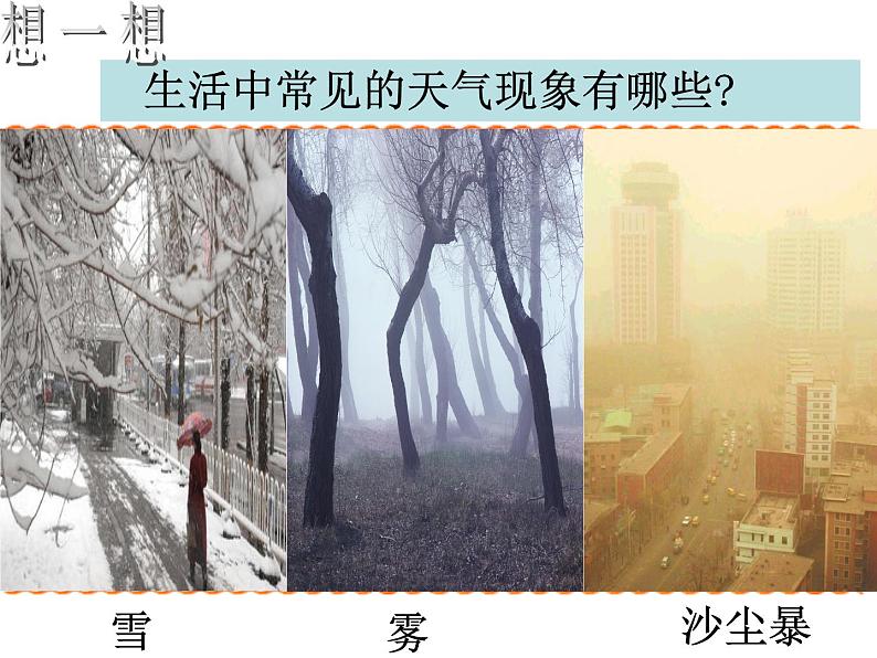人教版七年级《地理》上册第三章天气与气候 第1节 多变的天气(45张ppt)第3页