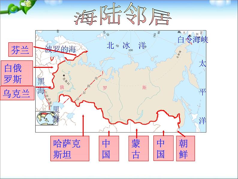 【人教版】地理七年级下册课件 第七章 我们邻近的国家和地区 第4节 俄罗斯(共17张PPT)06