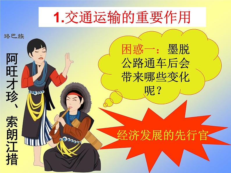 人教新课标八年级上册第四章第一节 交通运输(共29张PPT)04