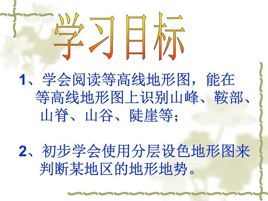 【商務星球版】七年級地理上冊第2章第2節(jié) 地形圖的判讀(4)課件PPT第2頁
