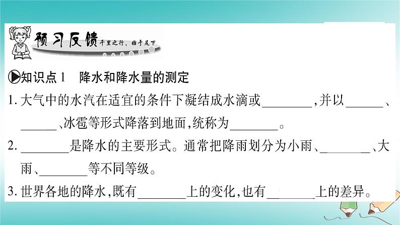 七年级地理上册第4章第3节降水的变化与差异课件(新版)商务星球版02