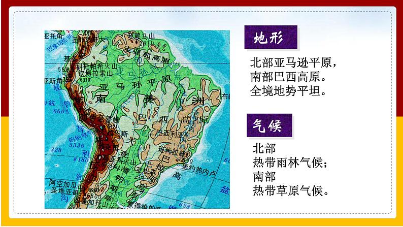 第8章 不同类型的国家 第5节 巴西课件PPT第4页