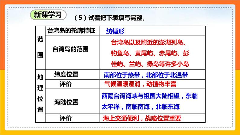 7.2 台湾省(第1课时)(课件)第8页
