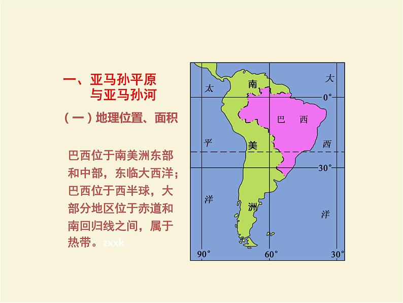 湘教版地理七下第八章第六节巴西 PPT课件第4页