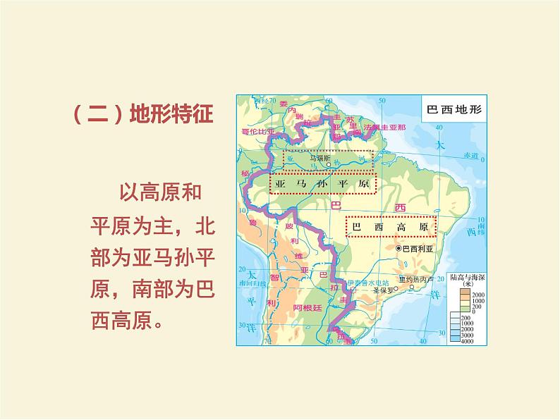 湘教版地理七下第八章第六节巴西 PPT课件第6页