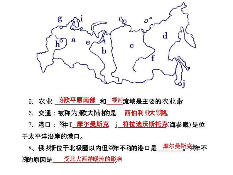 地理湘教版七年级下册(新)8.3 俄罗斯 课件03