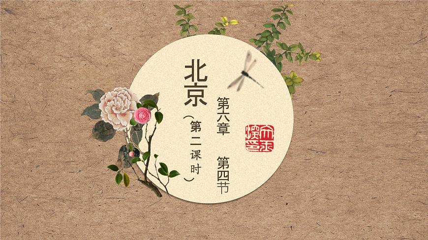 2021-2022學年人教版地理八年級下冊第六章第四節(jié)《祖國的首都——北京》第二課時課件第1頁