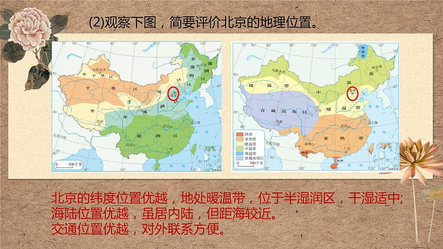 2021-2022學年人教版地理八年級下冊第六章第四節(jié)《祖國的首都——北京》第一課時課件第7頁