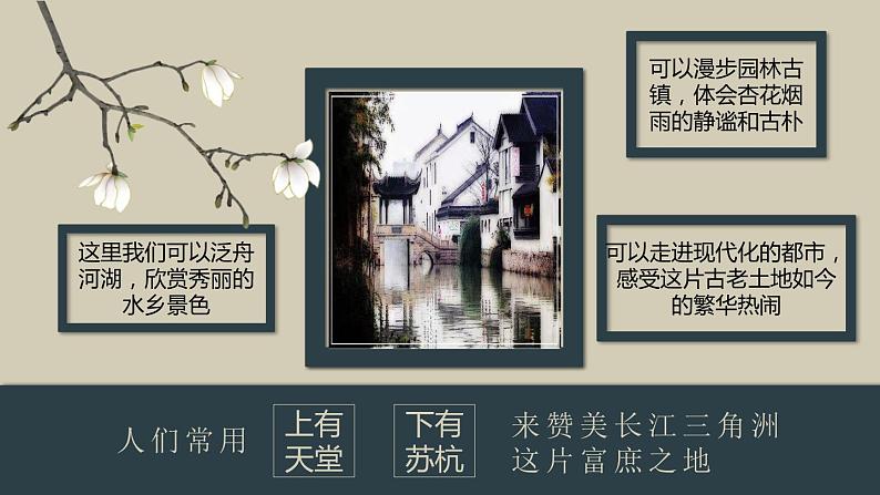 2021-2022学年人教版地理八年级下册第七章第二节《“鱼米之乡”——长江三角洲地区》第一课时课课件PPT第2页