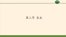 鲁教版（五四制）地理七年级上册 4.2  农业（课件）