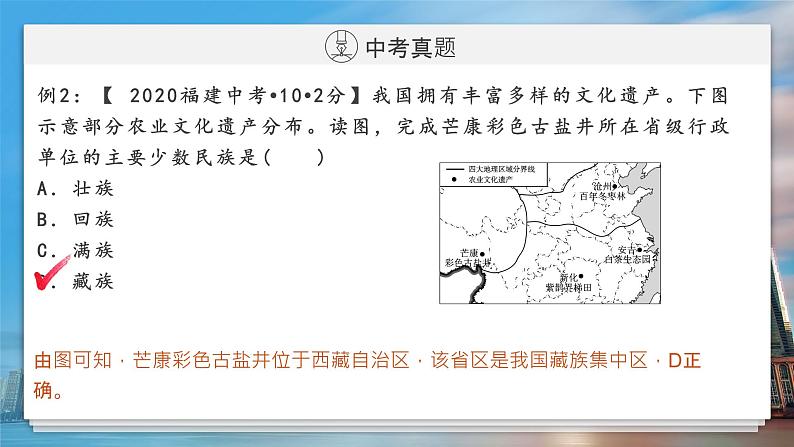 2022年福建中考地理一轮复习03|中国的民族课件第4页