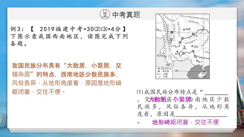 2022年福建中考地理一轮复习03|中国的民族课件第5页