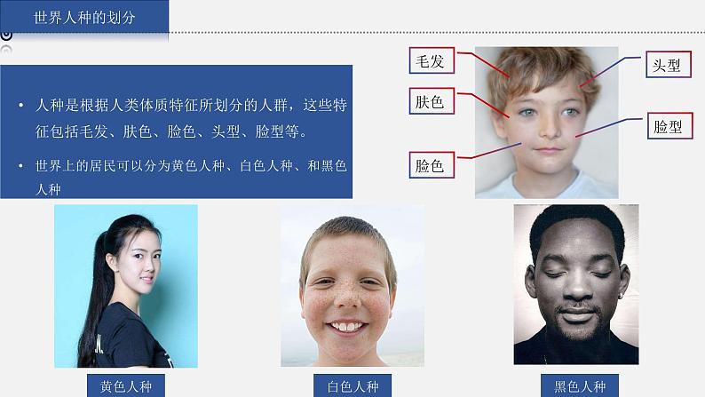 湘教版七上地理授课课件 3.2 世界的人种第4页