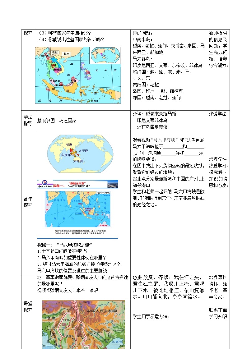 商务星球版七年级地理下册 第七章 第一节 东南亚 (2) 教案03