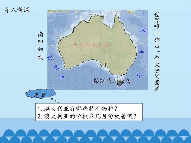 鲁教版(五四制)地理六年级下册 第八章第四节澳大利亚_(课件)第3页