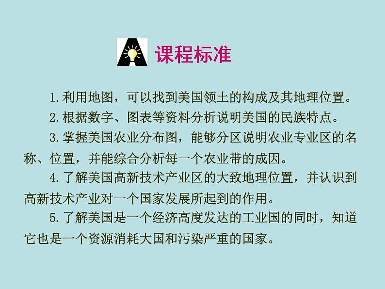 2022年人教版七年级地理下册第9章第1节美国课件 (3)第4页