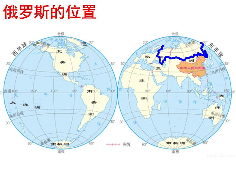 粤教版七年级下册地理 8.3俄罗斯 课件第2页