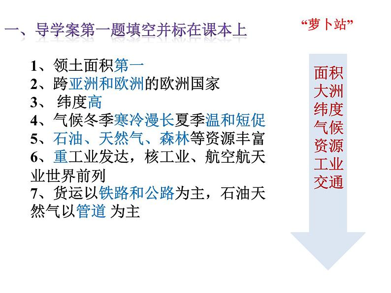 粤教版七年级下册地理 8.3俄罗斯 课件第3页