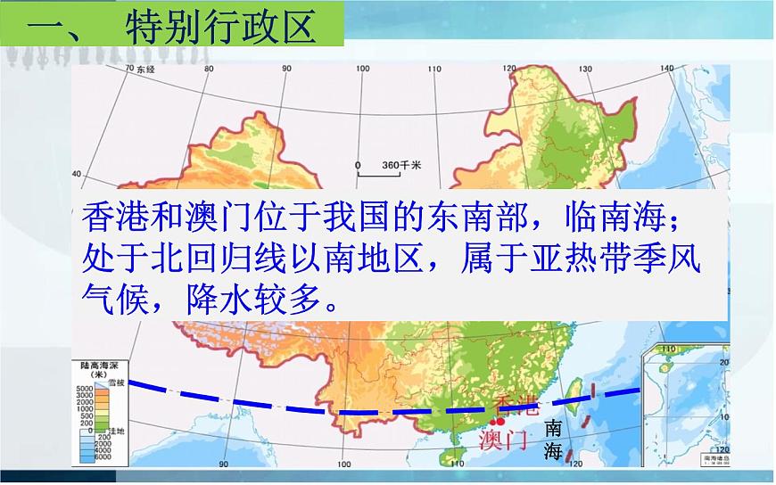 人教版八下地理 7.3“東方明珠” 香港和澳門 課件第4頁