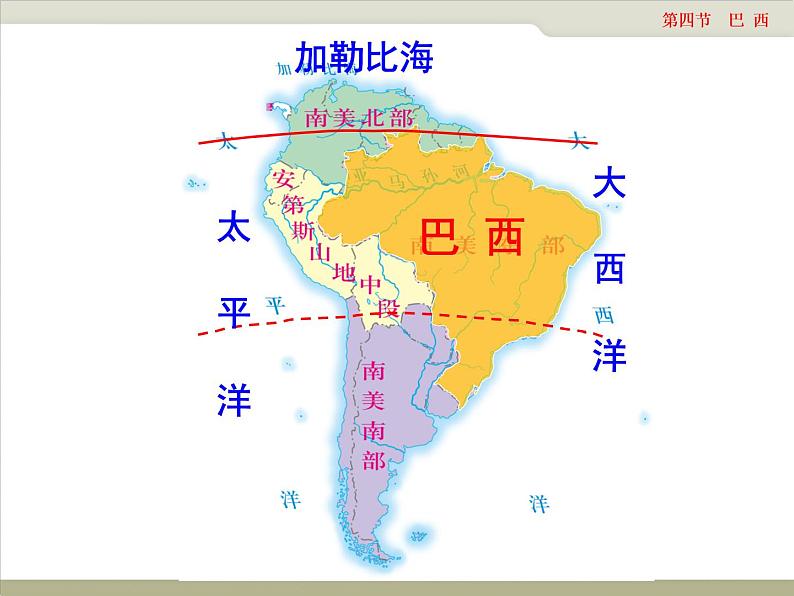 中图版八年级下册地理 7.4巴西 课件05