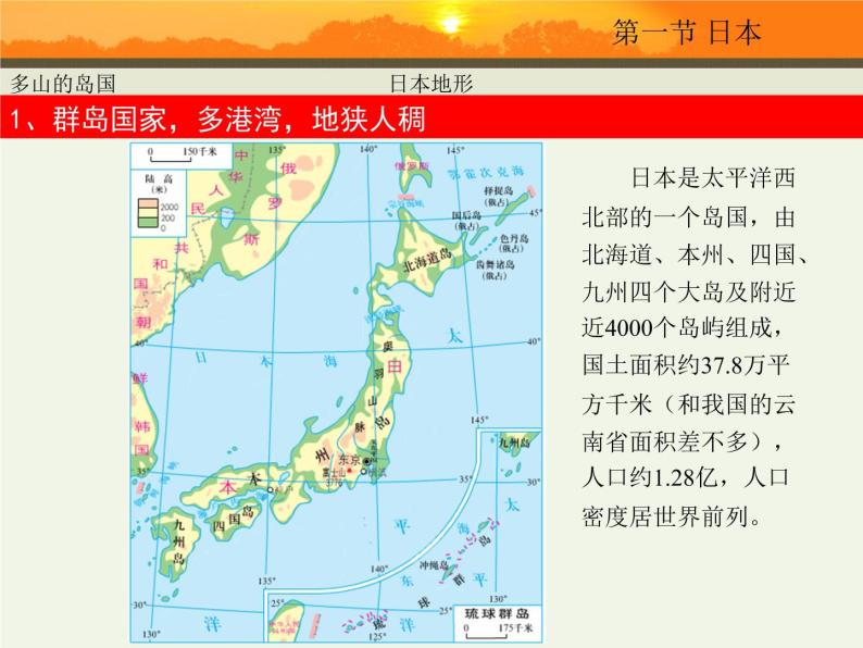 商务星球版七下地理 8.1日本 课件06