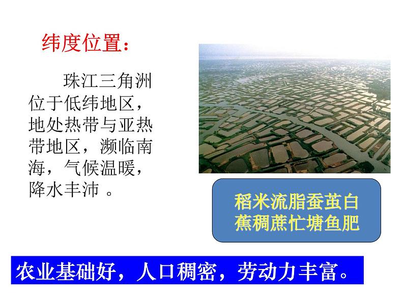 湘教版八下地理 7.3珠江三角洲区域的外向型经济 课件05