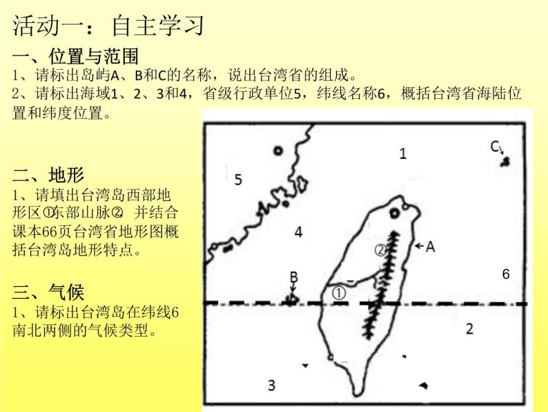 人教版八下地理 7.4祖国的神圣领土 台湾省 课件07