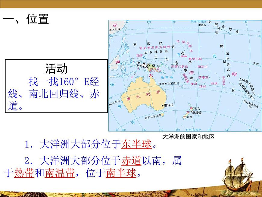 2022年粵教版七年級(jí)地理下冊(cè)第10章第3節(jié)大洋洲概述課件 (2)第4頁(yè)
