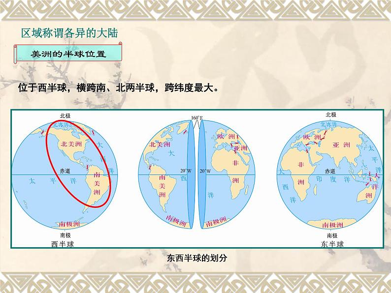2022年粤教版七年级地理下册第9章第1节美洲概述课件 (6)第5页