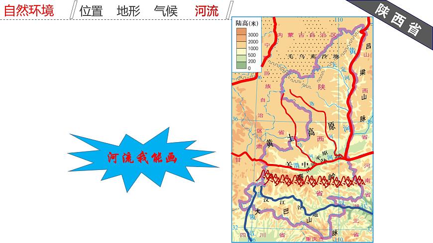 粵教版八年級(jí)下冊(cè)地理 7.5陜西省 課件第7頁(yè)