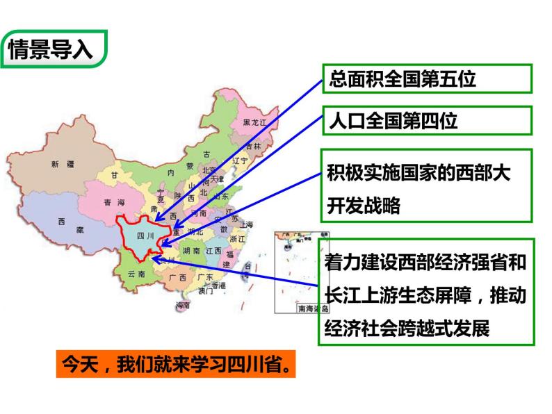 中图版七年级下册地理 7.3四川省 课件02