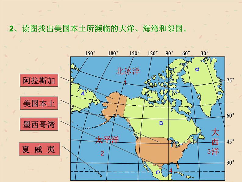 中图版八年级下册地理 7.2美国 课件第5页