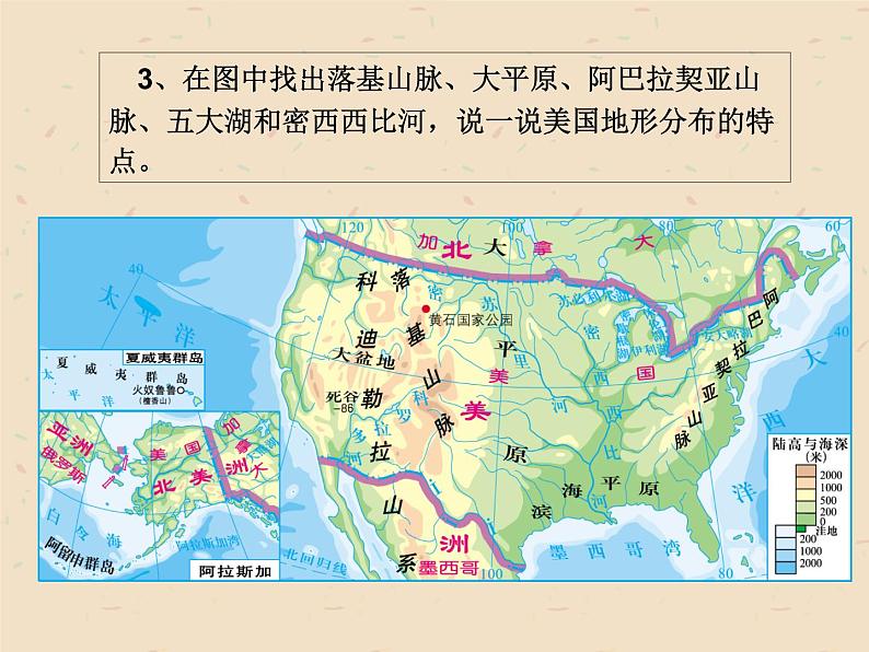 中图版八年级下册地理 7.2美国 课件第6页