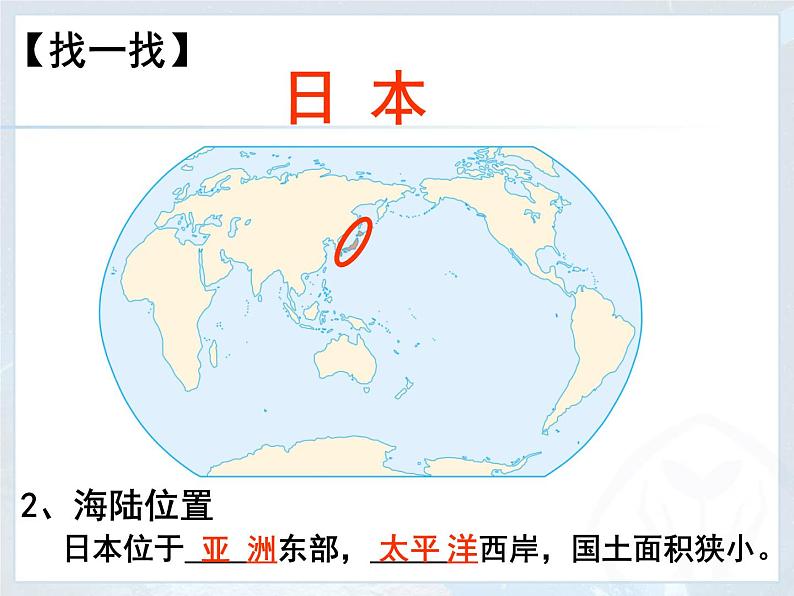 人教版七下地理 7.1日本 课件04