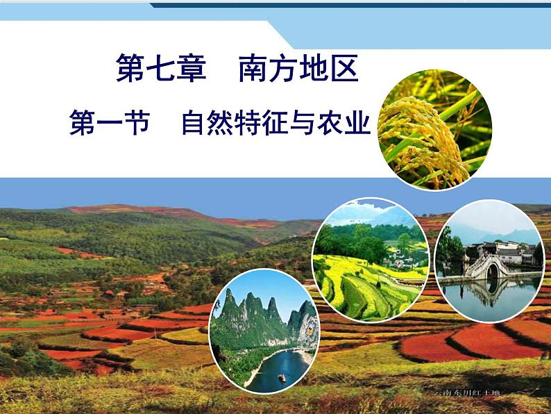 初中地理鲁教版七年级下册 自然特征与农业南方地区自然特征与农业部优课件04