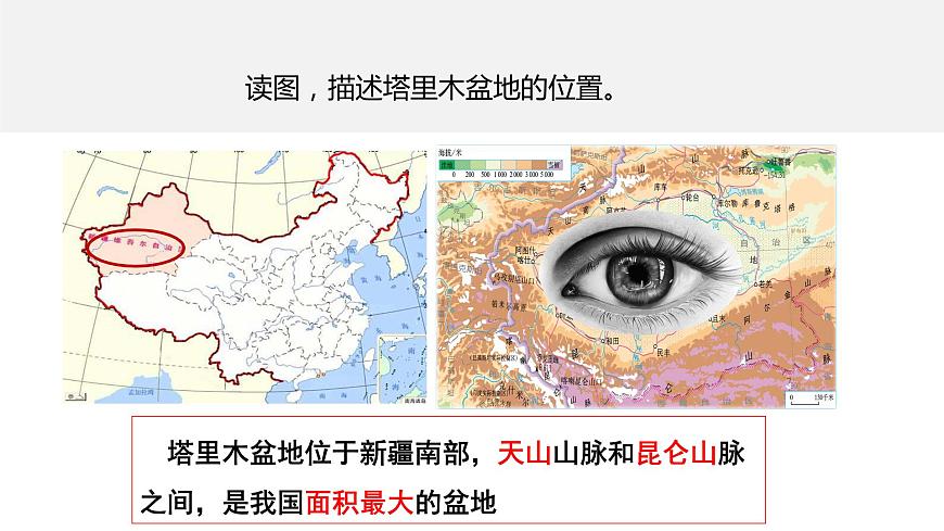 人教版八年級(jí)下冊(cè)第八章第二節(jié)《干旱的寶地——塔里木盆地》課件PPT第6頁(yè)