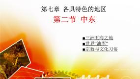 2021学年第二节 中东课堂教学ppt课件