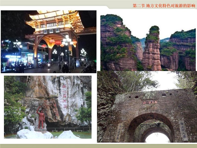 中图版七下地理 5.2地方文化特色对旅游的影响 课件第2页