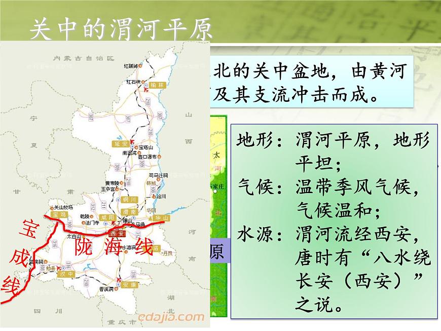 粵教版八年級下冊地理 7.5陜西省 課件第5頁