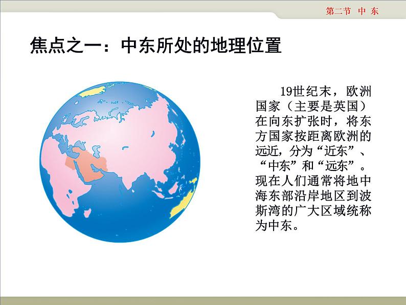 中图版八年级下册地理 6.2中东 课件第7页