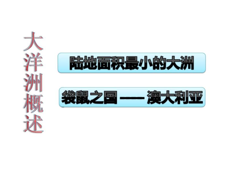 粤教版七年级下册地理 10.3大洋洲概述 课件04