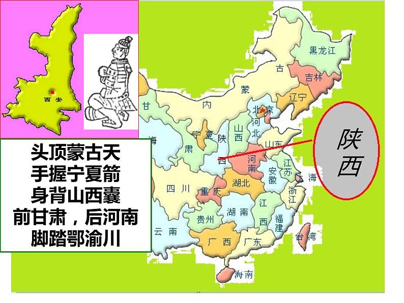 粤教版八年级下册地理 7.5陕西省 课件02
